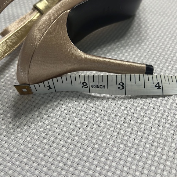 Gold formal high heels shoes - Picture 7 of 7